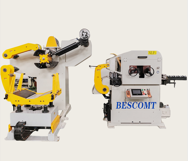 Decoiler 및 Straightener Feeder 3 in 1 기계
