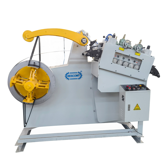 Grobblech 2 in 1 Abwickel- und Richtmaschine | Automatische Stahlcoil-Verarbeitungslinie
