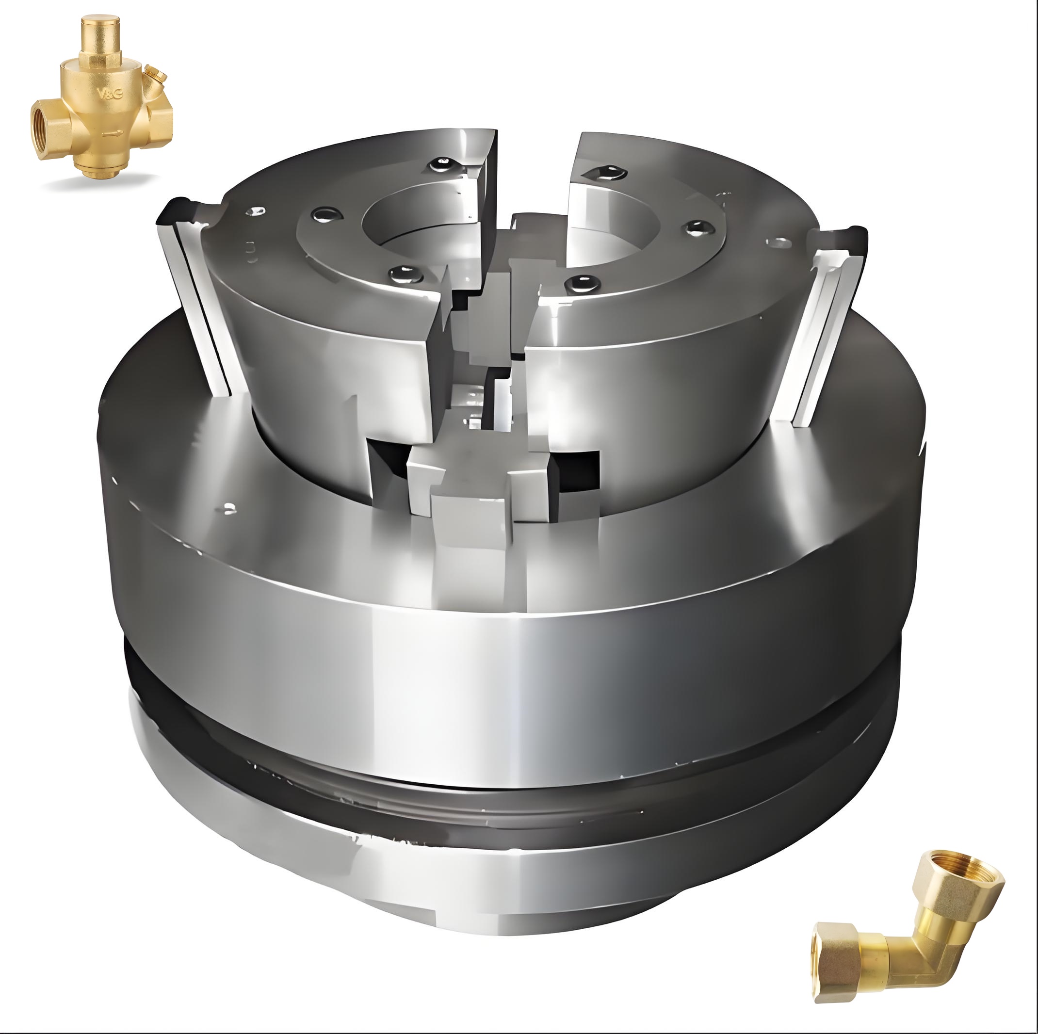 শিল্প ভালভ ক্যাপ রেলওয়ে যন্ত্রাংশ উত্পাদনের জন্য পেশাদার হট ফোরজিং স্ট্যাম্পিং ছাঁচ