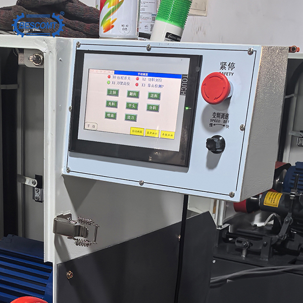 Kupferstangenschneidemaschine – Pr&auml;zisions-Hydraulikschneider f&uuml;r Kupfer- und Messingstangen mit Touchscreen-SPS-Steuerung